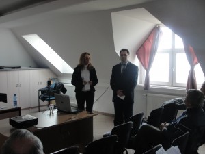 Kis Andrea BMMK tikár, Kiss Károly MÁV Zrt. pályalétesítményi vezetőmérnök