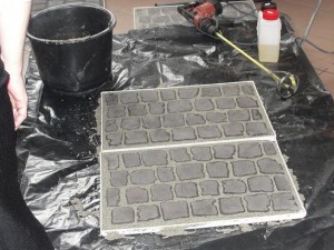 2011.03.03. A gyakorlati bemutatón az elkészült mintadarab 